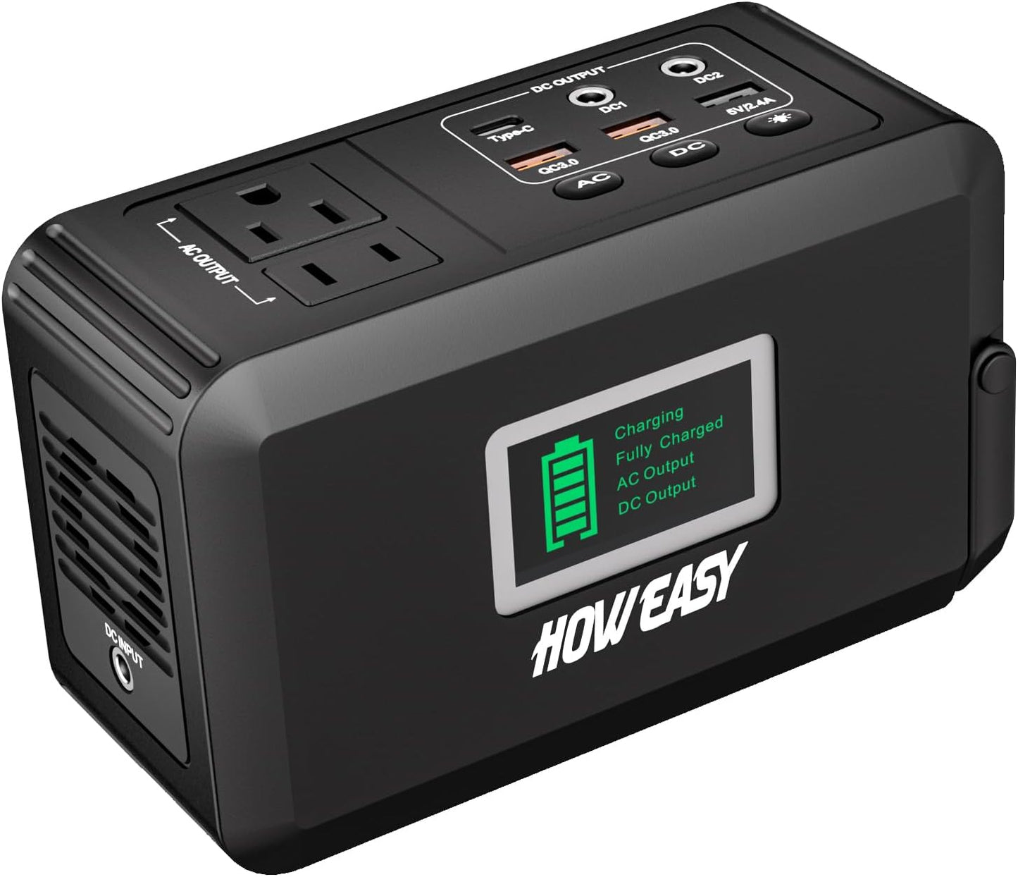 HOWEASY Estación de energía portátil 120W, 24000mAh que acampa gene...