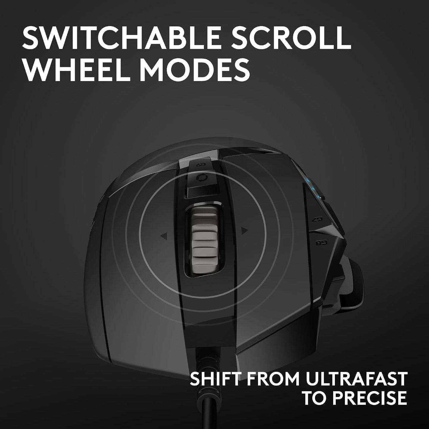 Logitech G Ratón para juegos con cable 502 Hero - Negro | Alto rend...