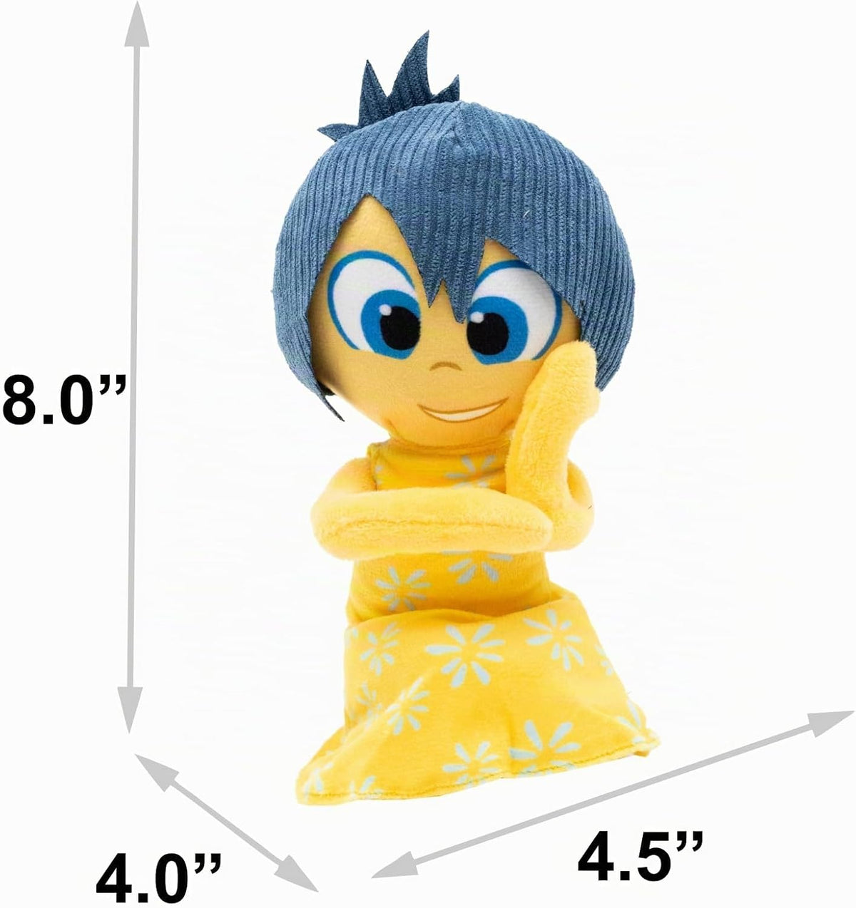 Buckle-Down Disney Pixar Inside Out Joy - Juguete chirriante de pel...