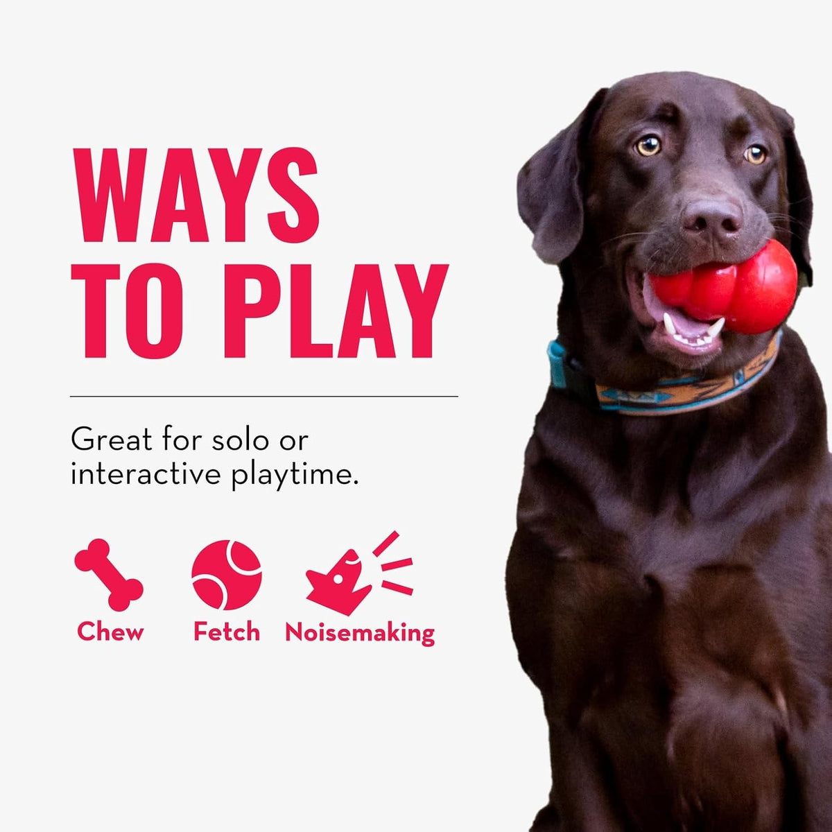 KONG Wubba - Juguete para perros de tira y afloja y atrapa \u2013 S...