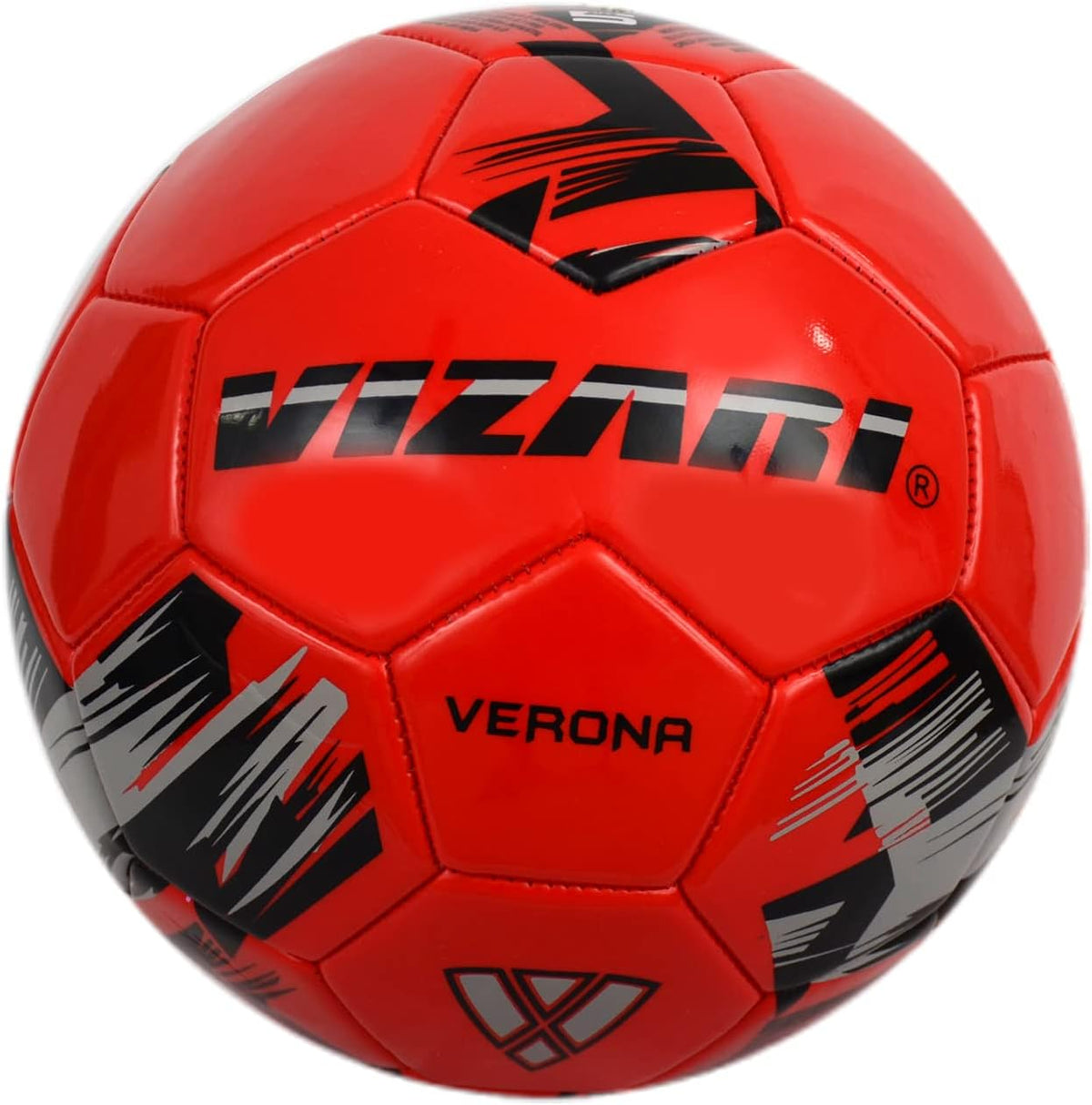 Balón de fútbol Vizari con flores