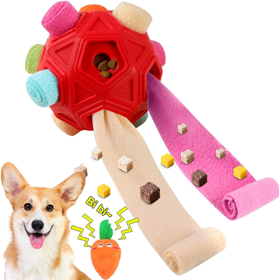 Petration Pelota Olfateadora para Perros - Juguetes de Rompecabezas...