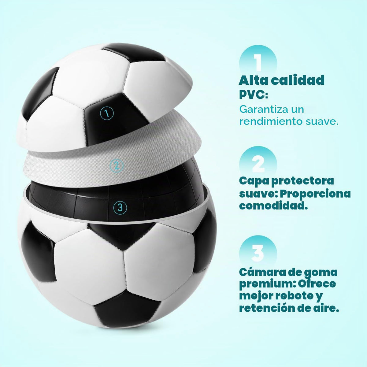 Balones de fútbol tamaño 5 tamaño 4 tamaño 3 tamaño 2 con bombas, p...