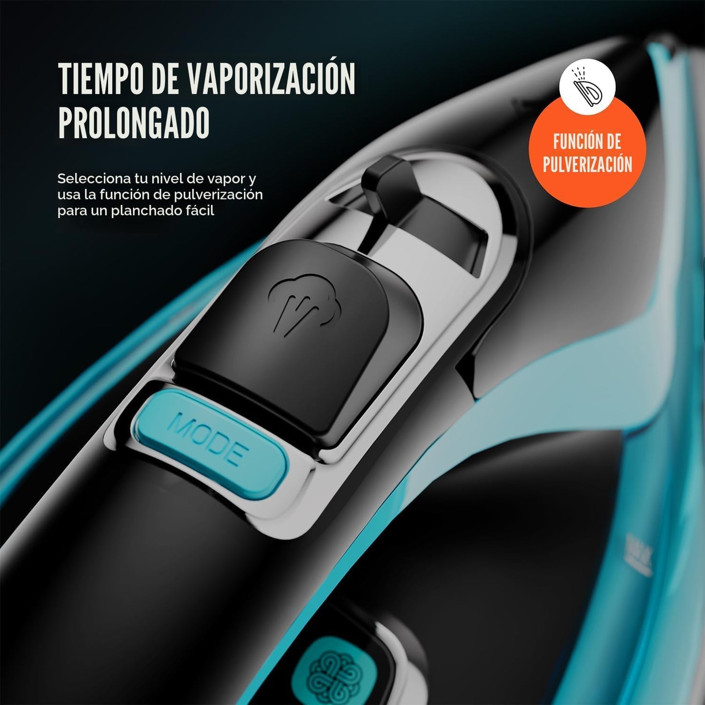 PurSteam SteamTech Elite - Plancha de vapor de 1750 W, control digi...