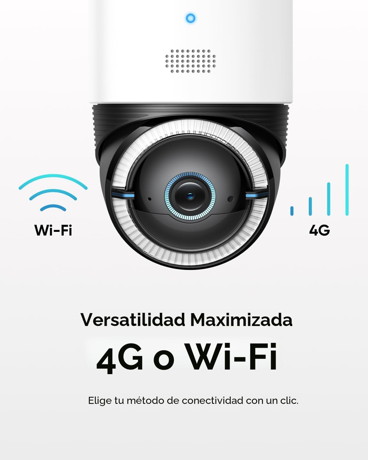 eufy Security Cámara 4G LTE S330, cámaras de seguridad solar celula...