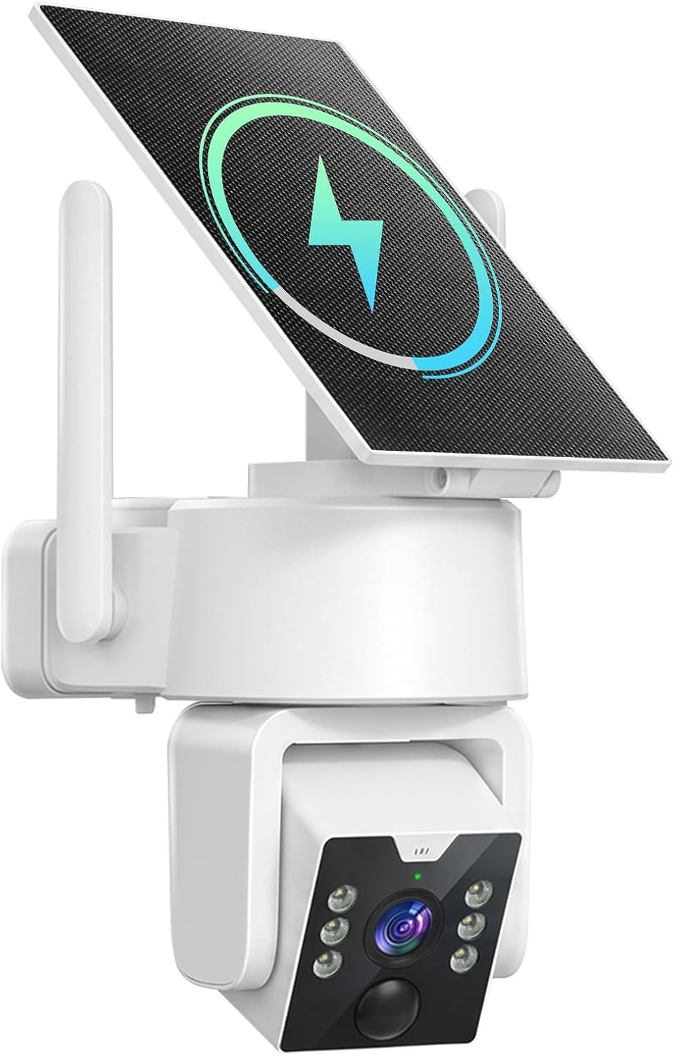 Carltec Cámaras de seguridad para exteriores de 4MP alimentadas por...
