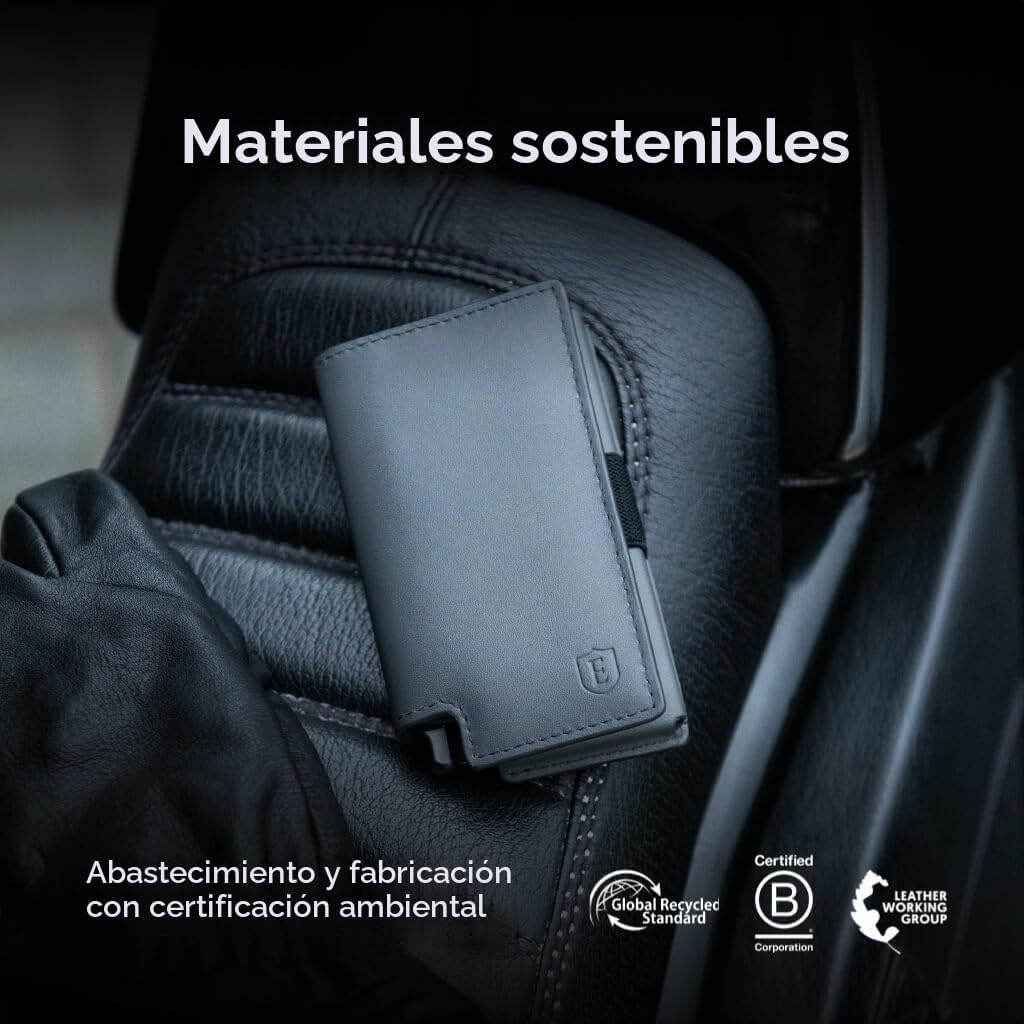 Cartera Ekster Parliament para hombres | Cartera minimalista de cue...