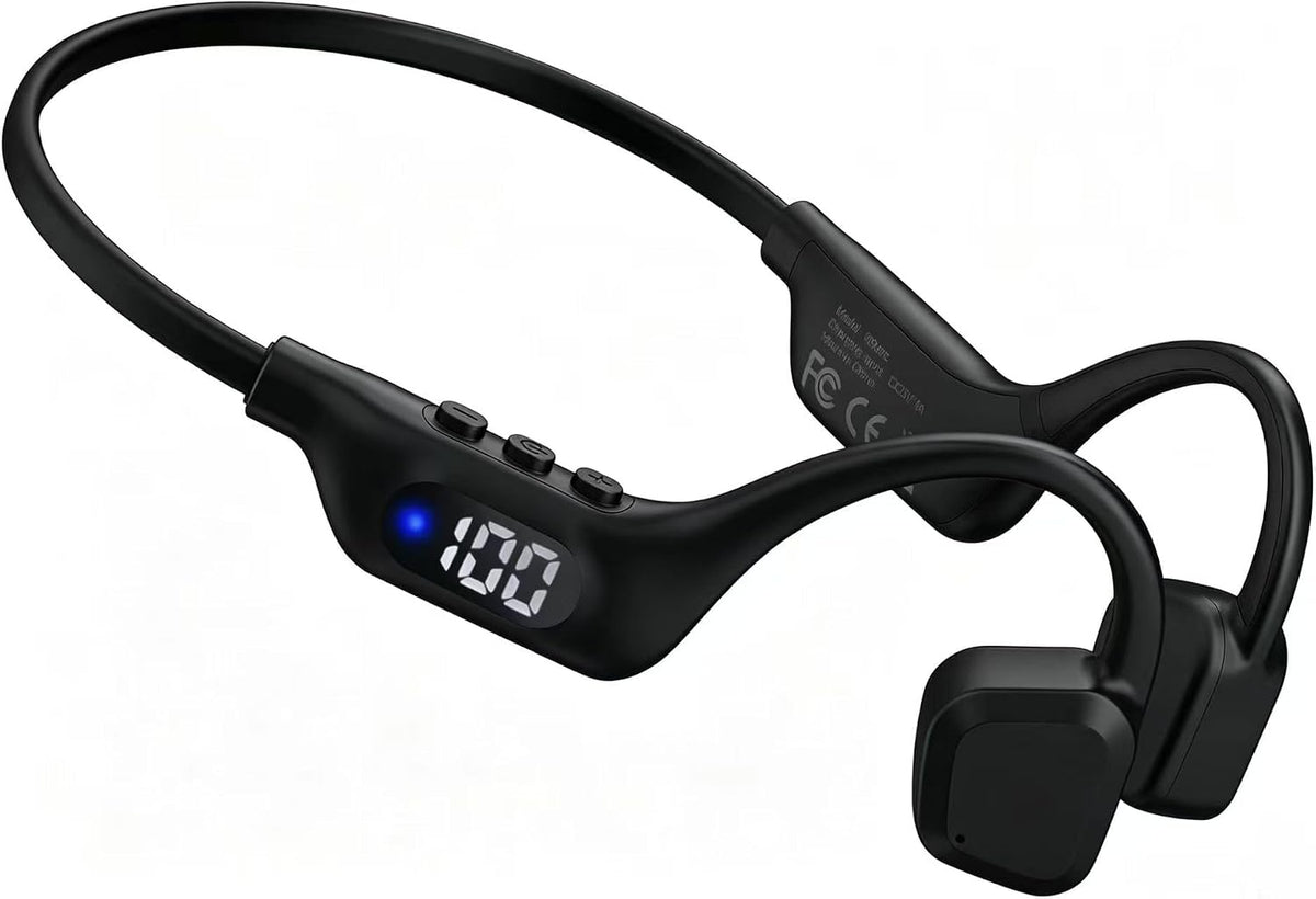 Arciea Auriculares de conducción ósea, auriculares Bluetooth 6.0 de...