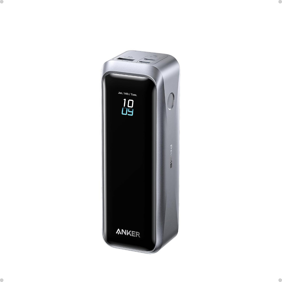 Anker Prime Power Bank, cargador portátil de 3 puertos de 20,100 mA...