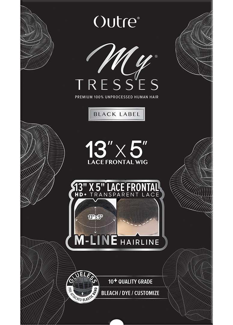 Outre Mytresses - Peluca de cabello humano con encaje frontal de 13...