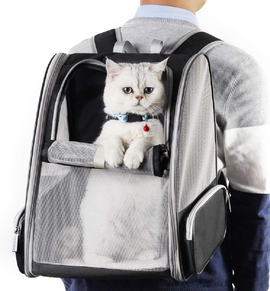 Texsens - Mochila para transporte de mascotas, con un innovador sis...