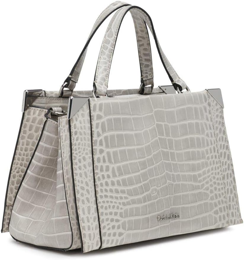 Calvin Klein Fern Triple Compartimento Satchel para mujer