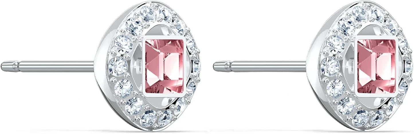 Colección de Pendientes de Botón de Cristal Angelical Una de Swarovski