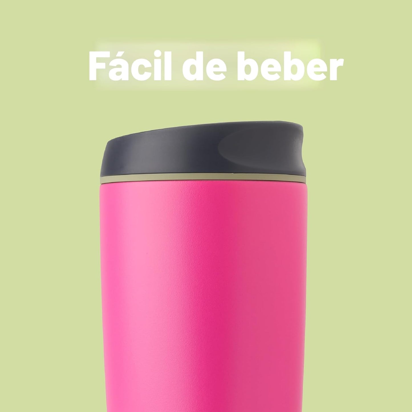 Owala Vaso SmoothSip rosa de 20 onzas y botella de agua Dreamy Fiel...
