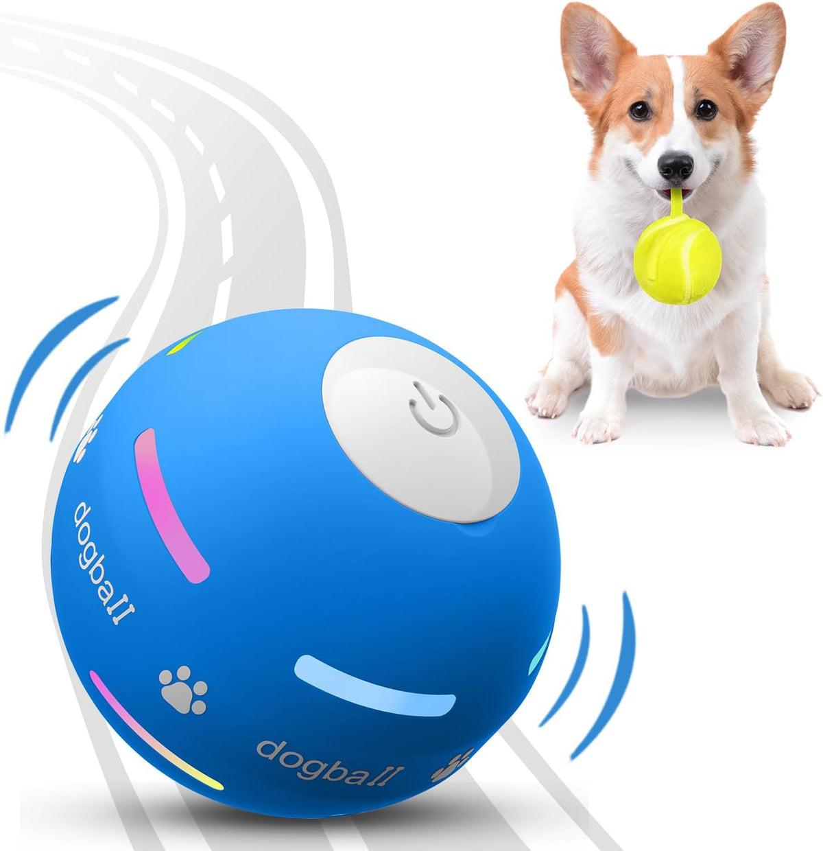 PetDroid - Juguetes interactivos para perros, bola para perros, [nu...