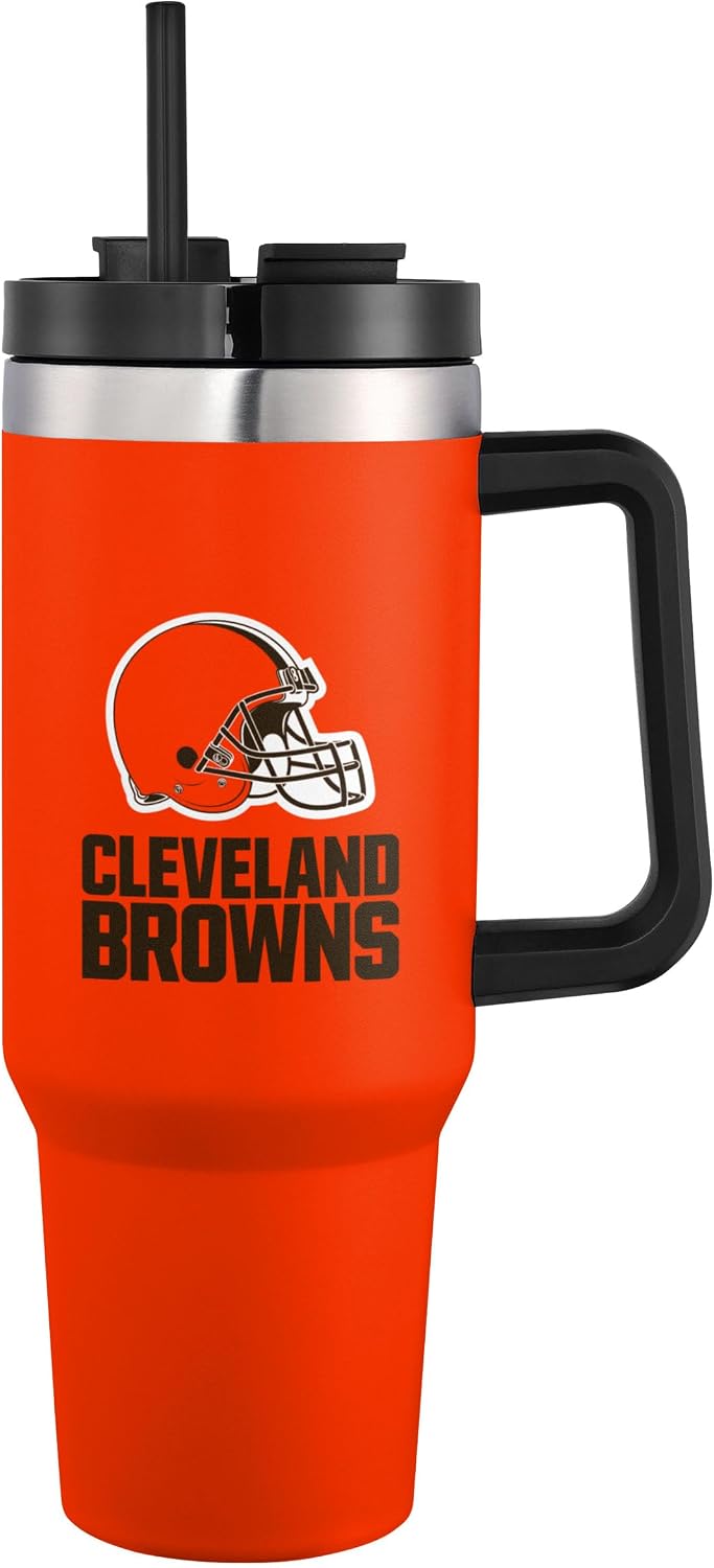 FOCO NFL - Taza de viaje unisex para adultos, con aislamiento con l...