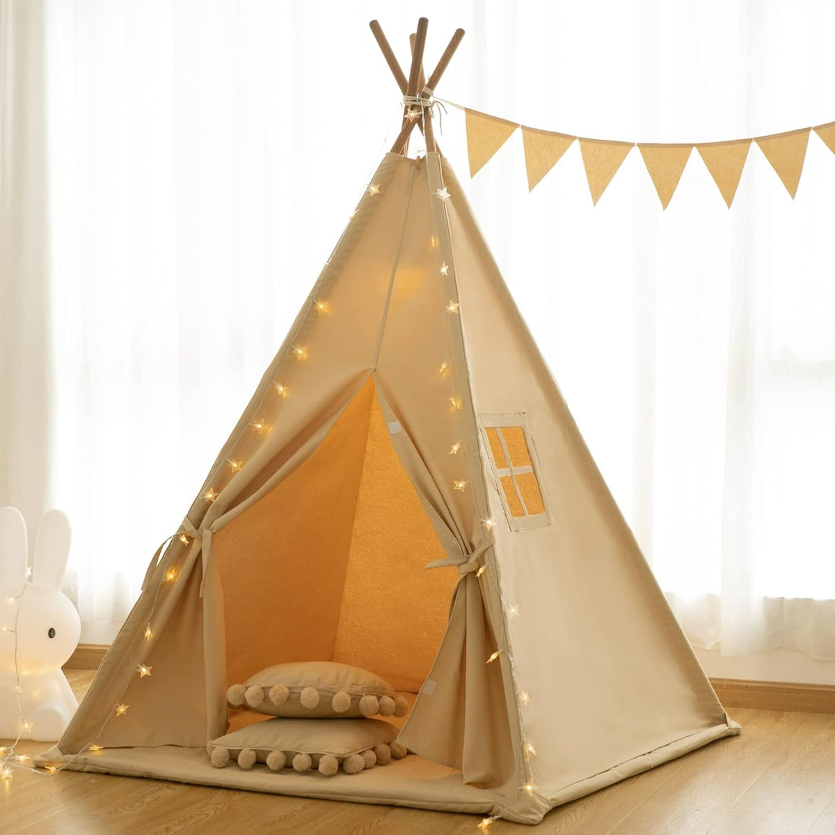 RongFa Tienda de campaña tipi para niños - Tienda de campaña portát...