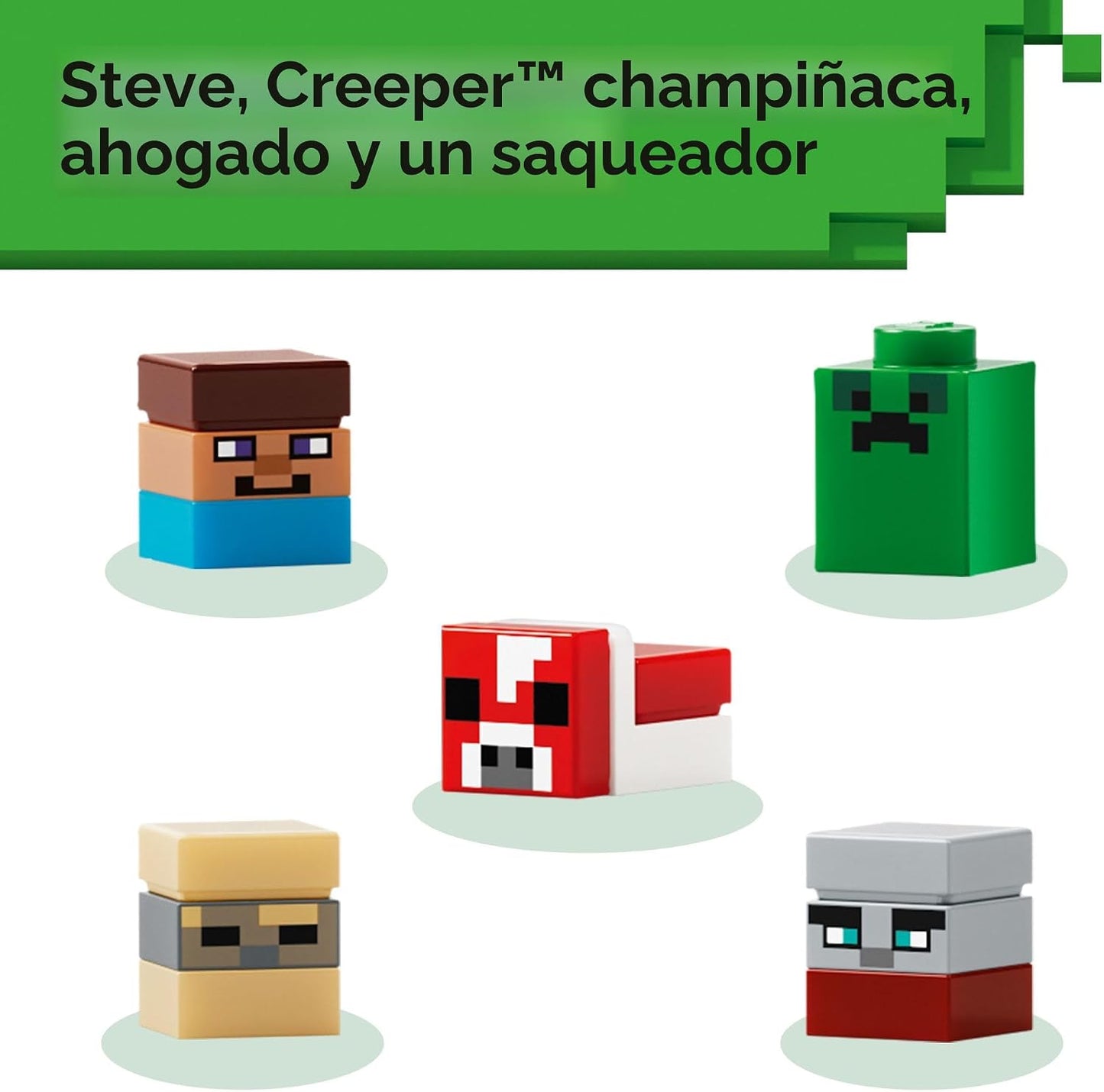 LEGO Minecraft Mini Biomes - Juguete de construcción y simulación p...