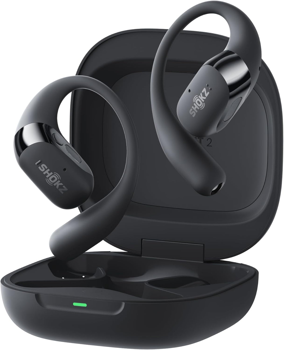 SHOKZ Nuevos auriculares OpenFit 2+ de oreja abierta, habilitados p...