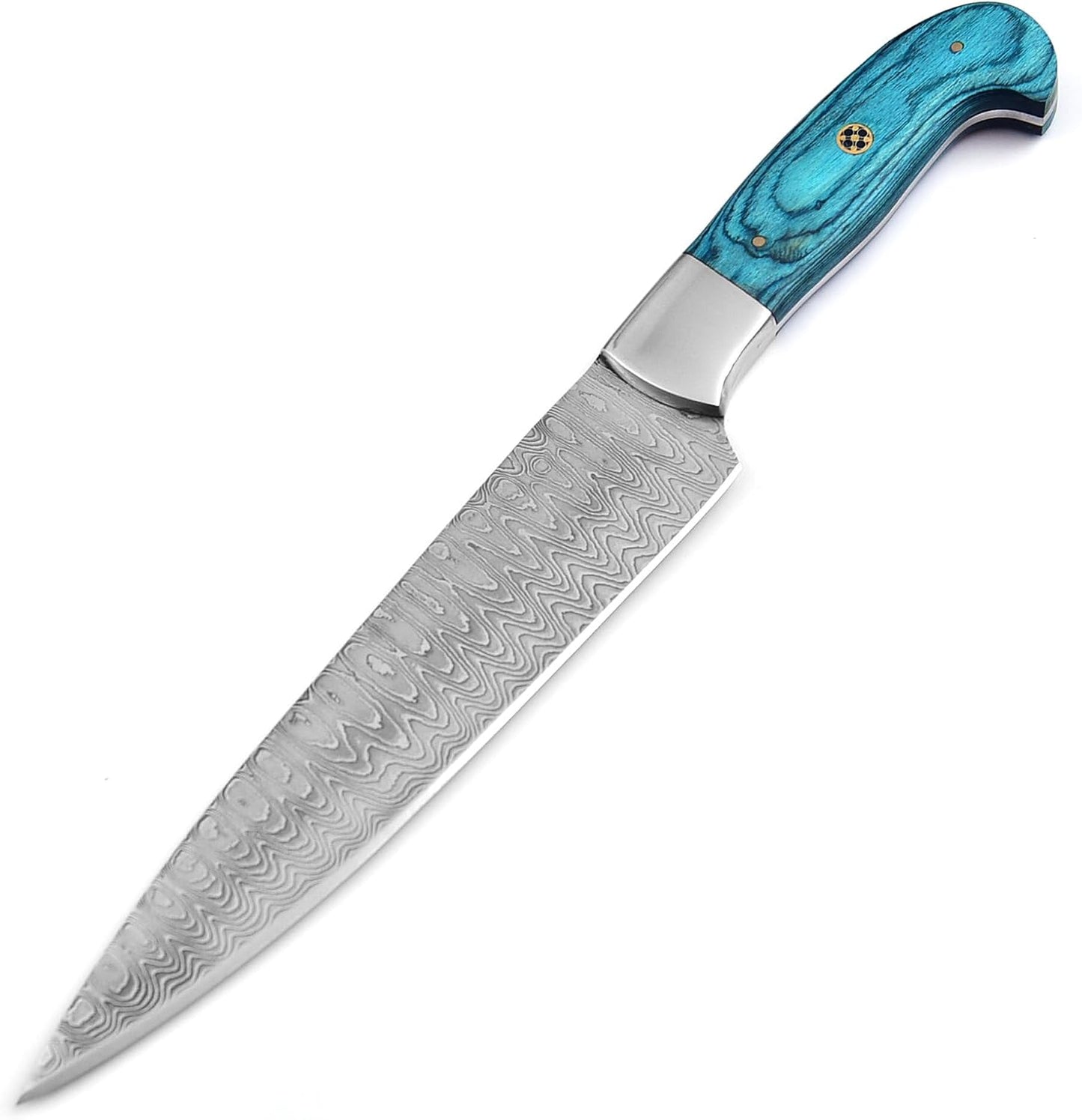 FYNCUT 101-1 Cuchillo de Cocina de Acero Inoxidable Damasco Forjado...