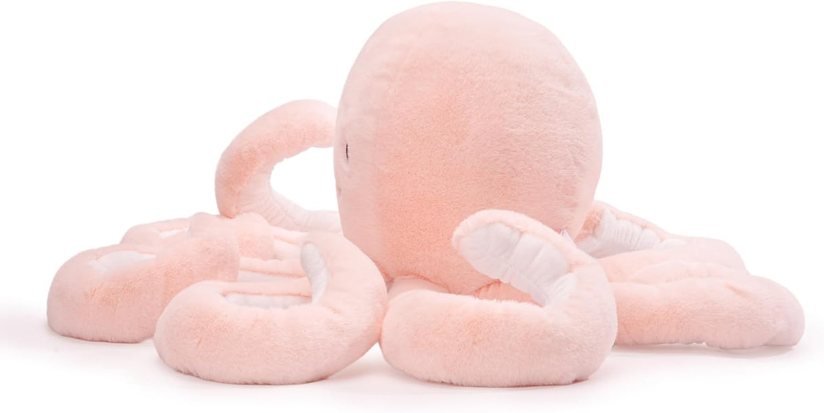 WEIGEDU Juguete de peluche de pulpo, color rosa | Linda almohada oc...