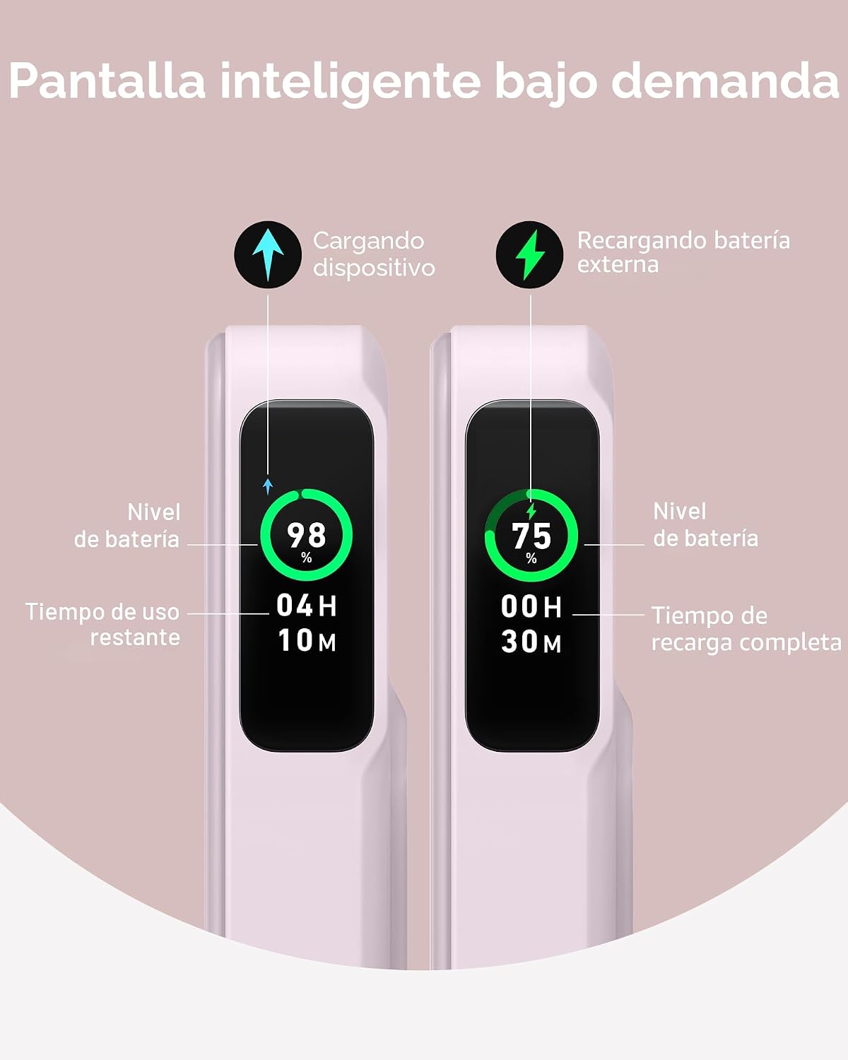 Anker MagGo Power Bank, Cargador portátil compatible con MagSafe, c...