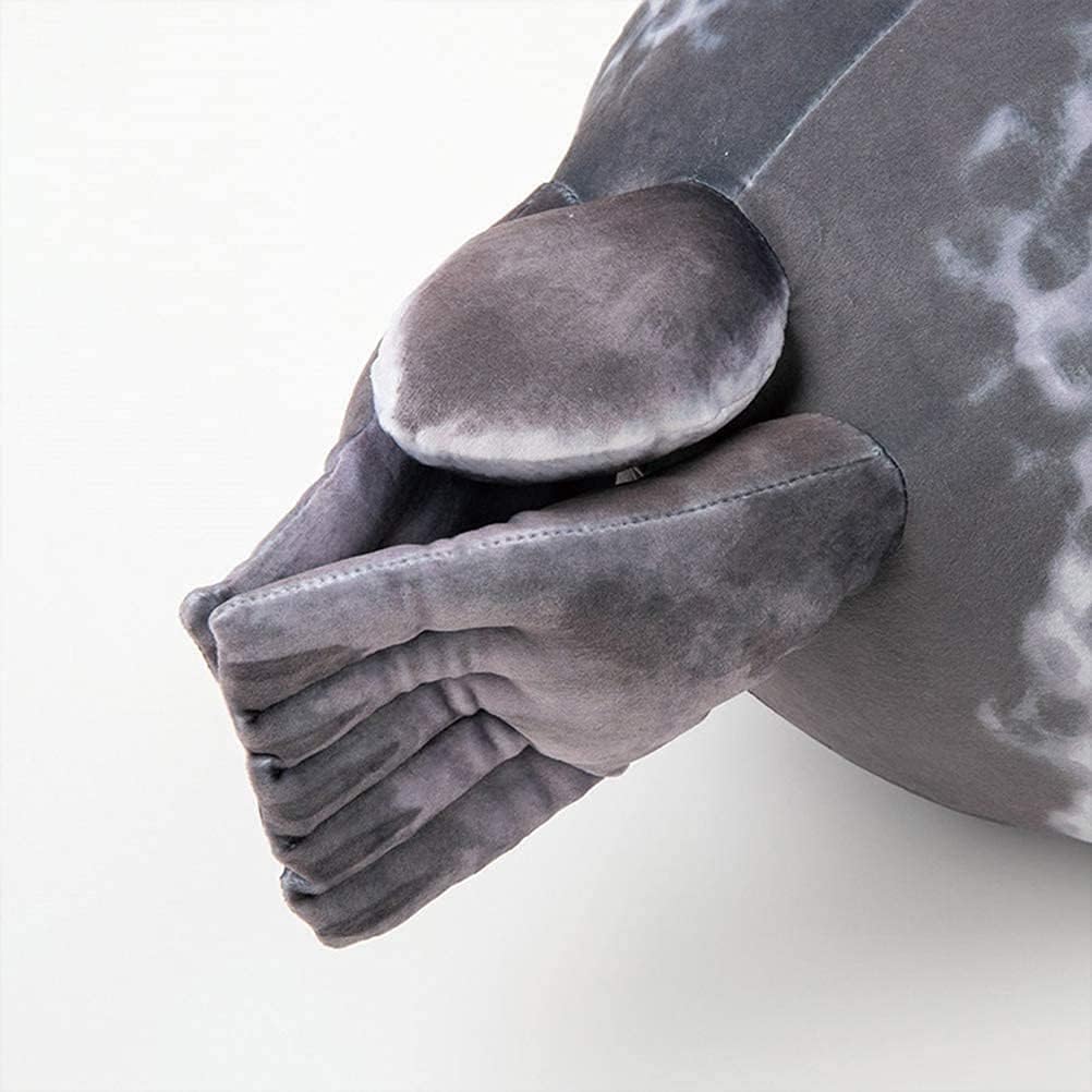 MerryXD Chubby Blob Seal - Almohada de peluche de algodón de peluch...