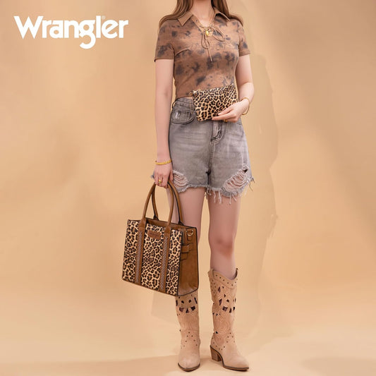 Wrangler Juego de 3 monederos para mujer, bolso cruzado y cartera c...