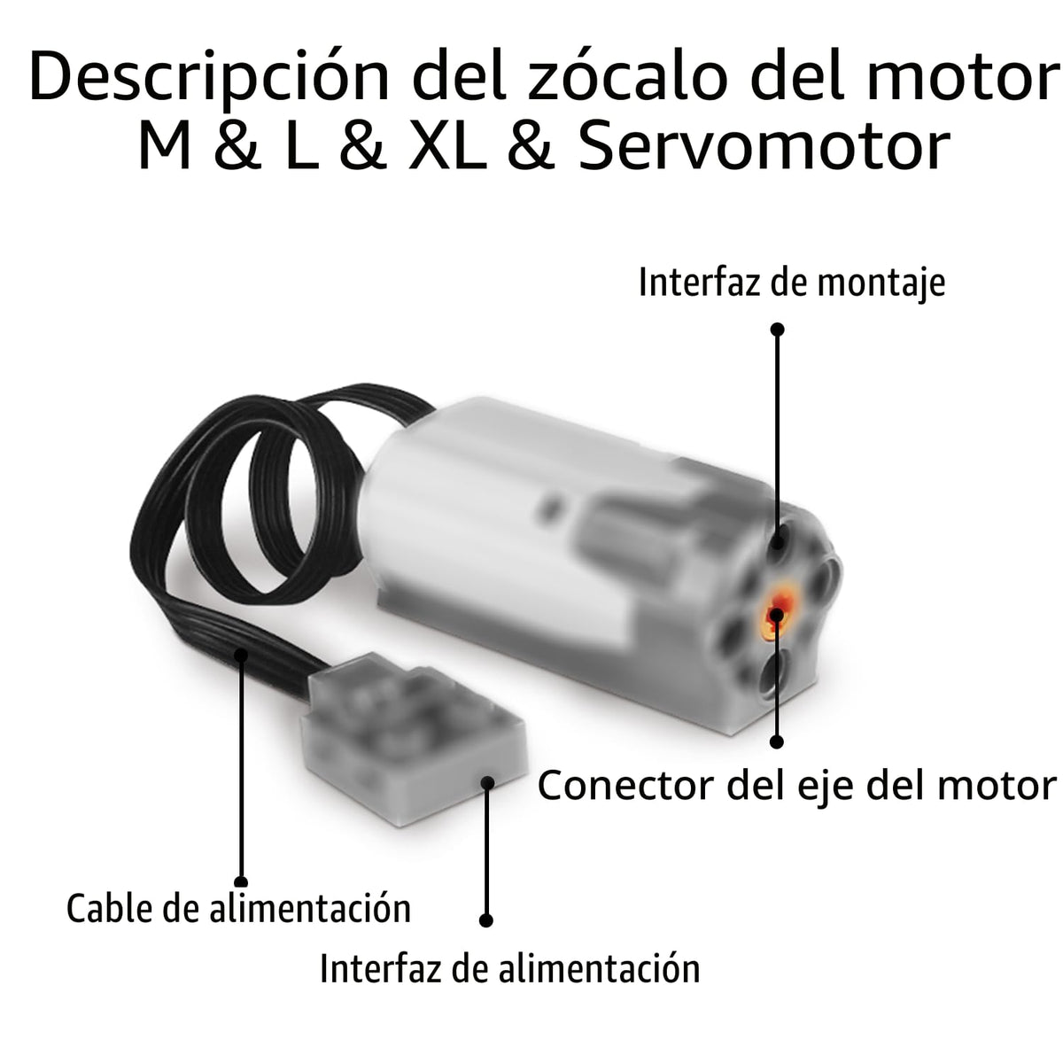 Juego de Funciones de Potencia de Motor 9 en 1 de UNCLE BRICK, Equi...