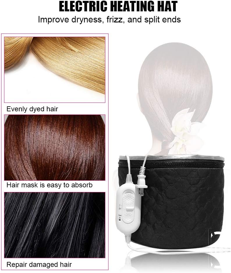 Gorro térmico para acondicionamiento profundo, cuidado ajustable, g...