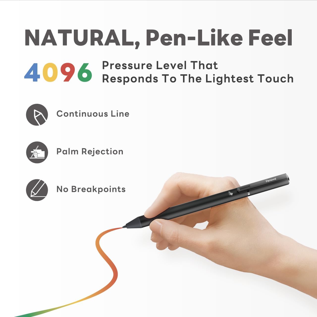 Penoval Lápiz óptico USI 2.0 Lite para modelo Chromebook y tableta...