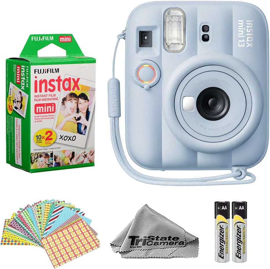Cámara instantánea Fujifilm Instax Mini 13 Frost Blue con película...