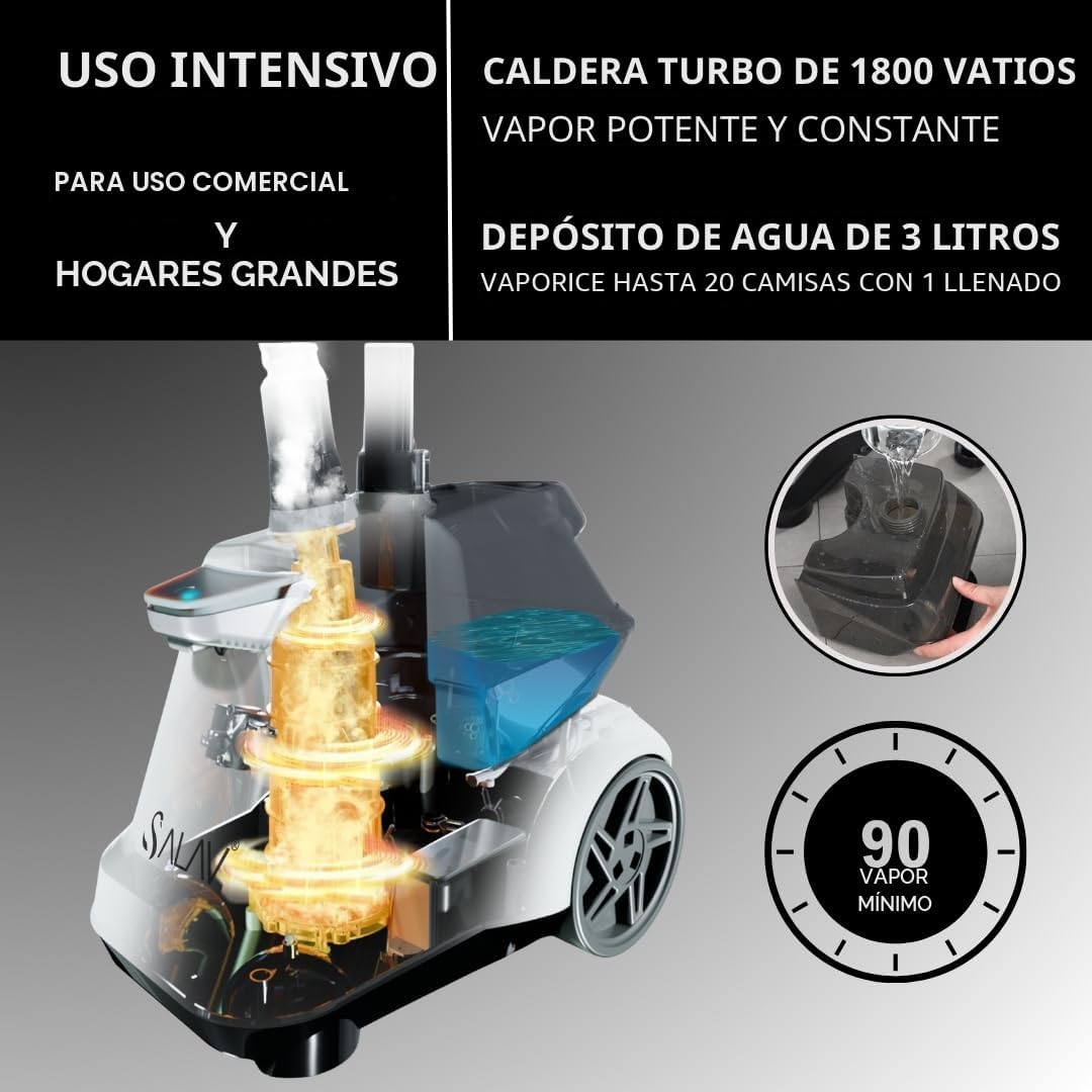 SALAV Vaporizador de ropa comercial de servicio pesado de tamaño co...