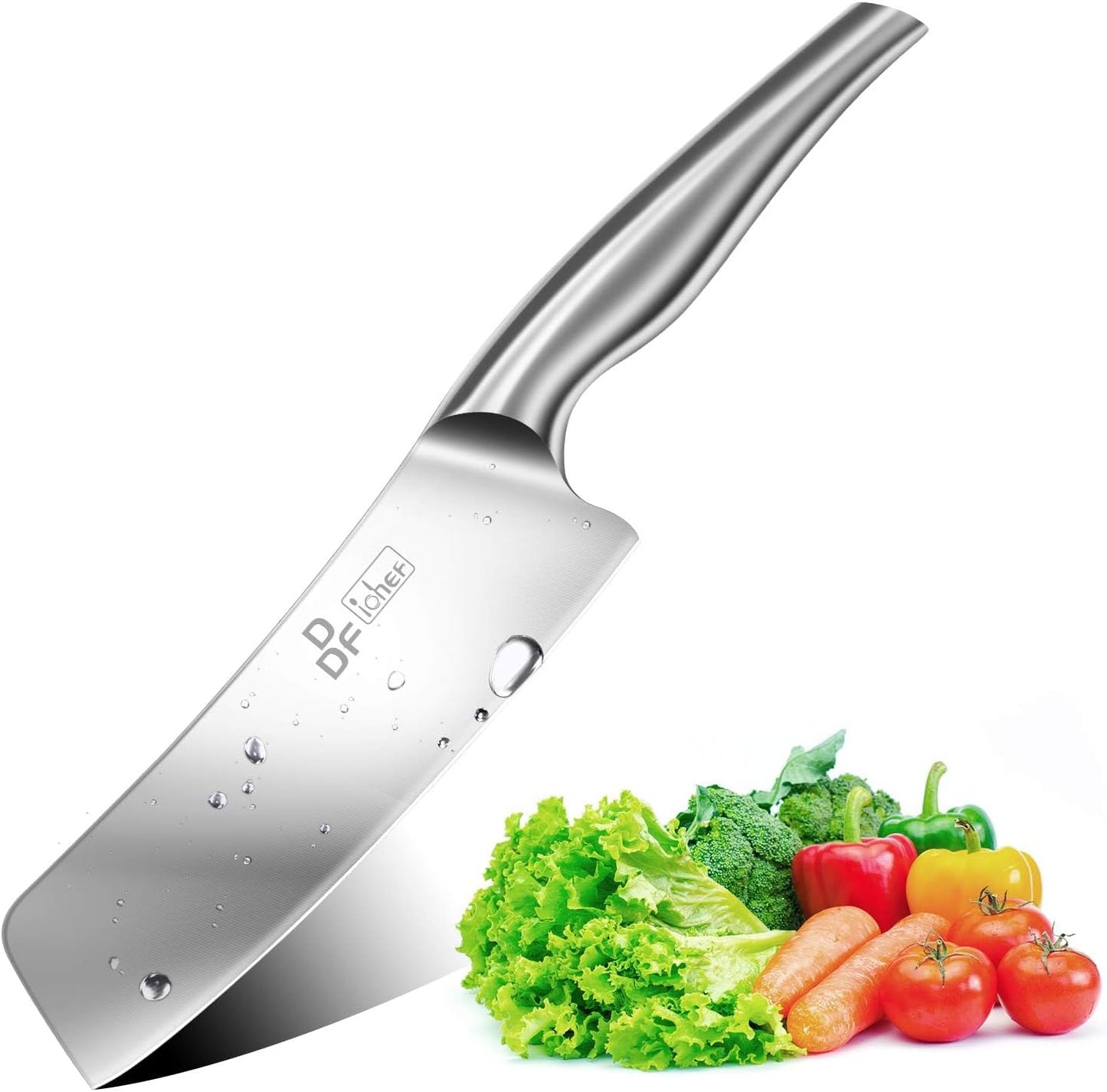 DDF IohEF - Cuchillo | Cuchillo de chef profesional con mango hueco...