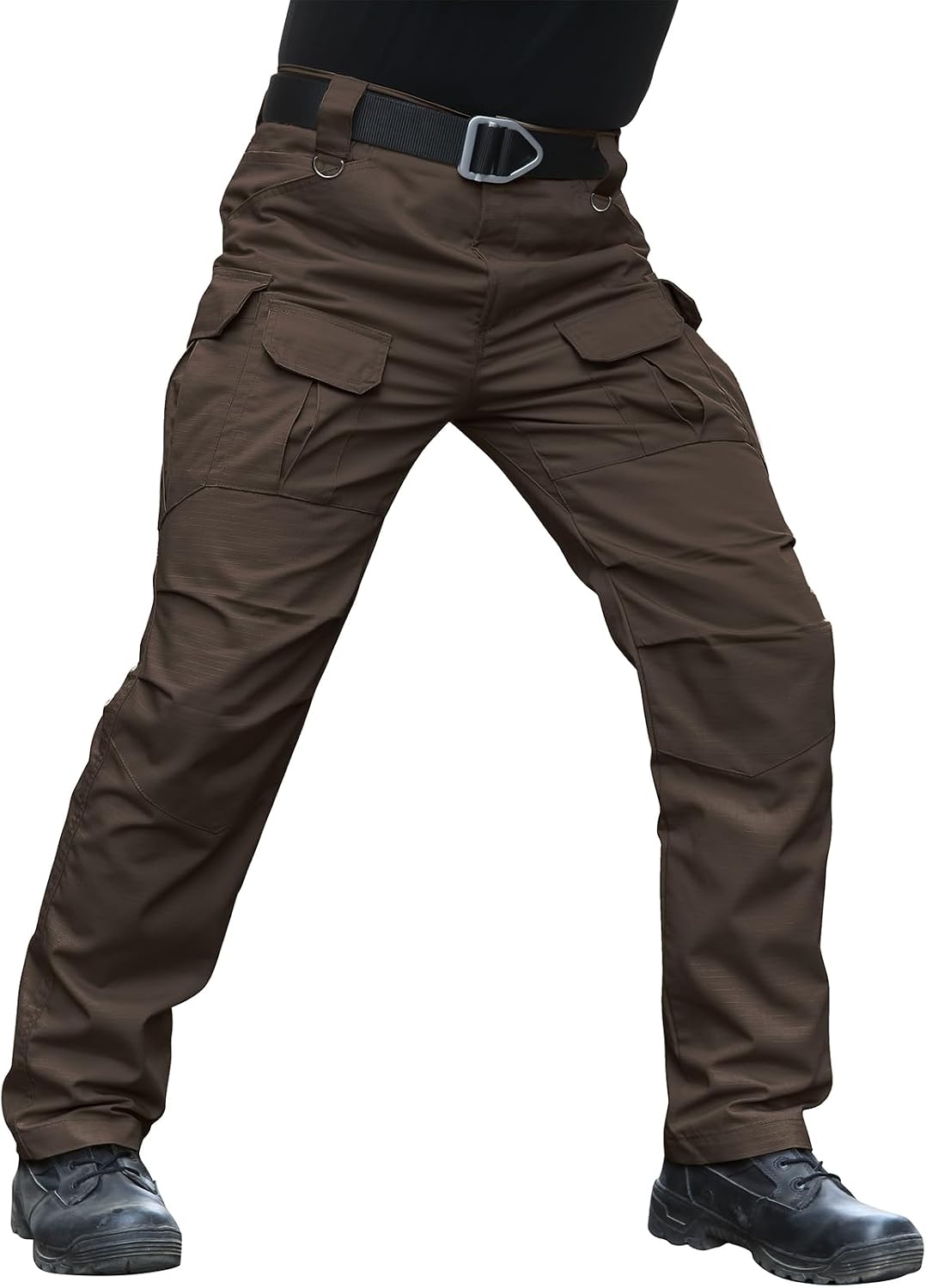 Hiwise Pantalones tácticos elásticos para hombre, resistentes al ag...