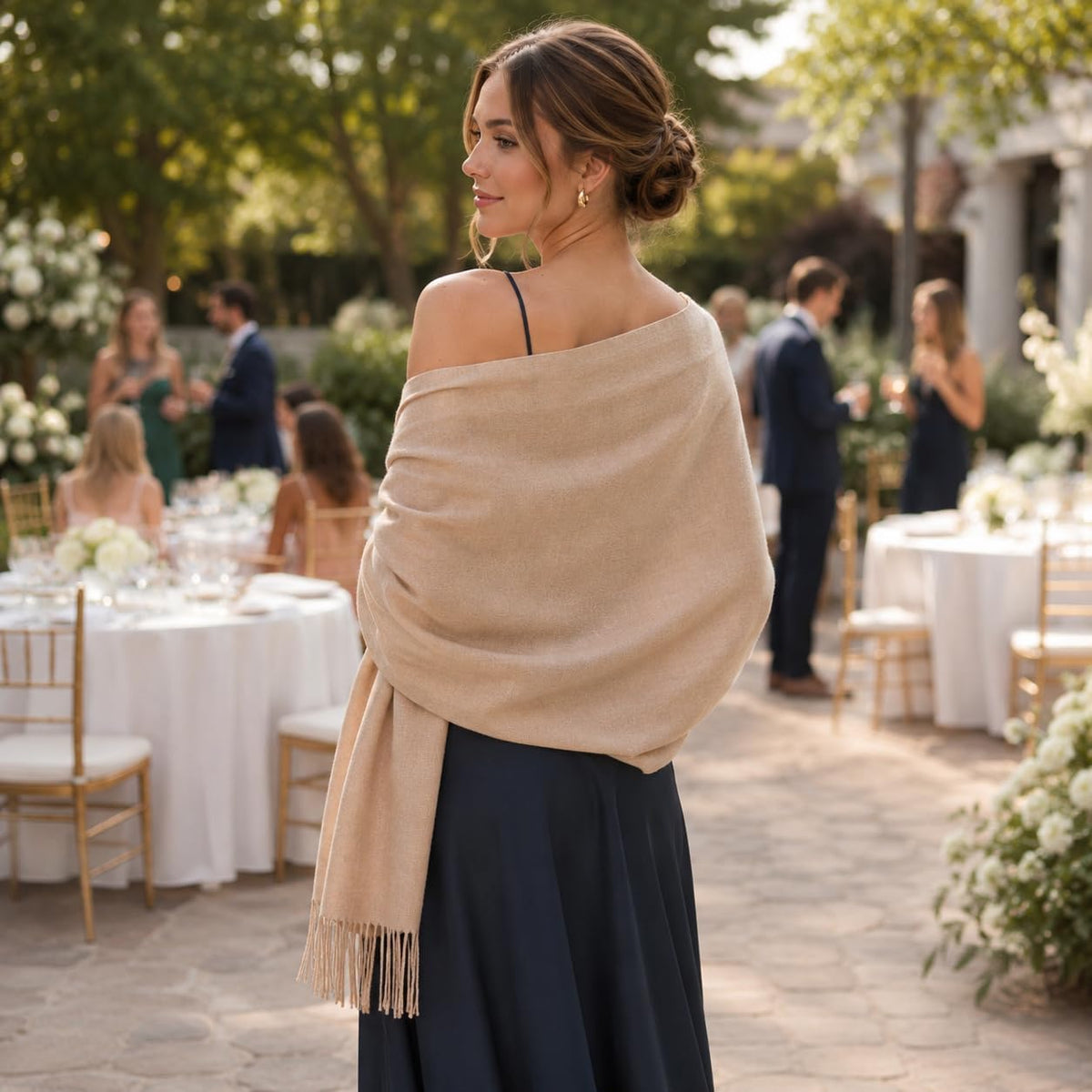 RIIQIICHY Bufandas de invierno para mujer, chales de pashmina, envo...