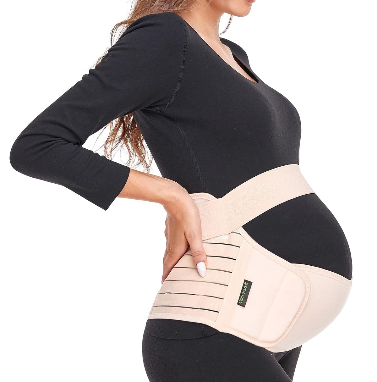 ChongErfei Cinturón de maternidad, cinturón de soporte 3 en 1 para...