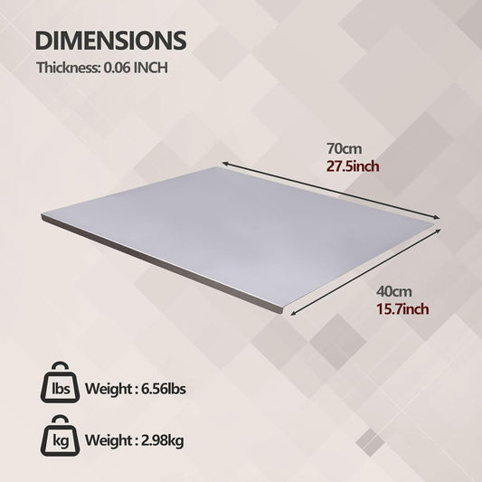Tabla de cortar de acero inoxidable para cocina - Tablas de cortar...