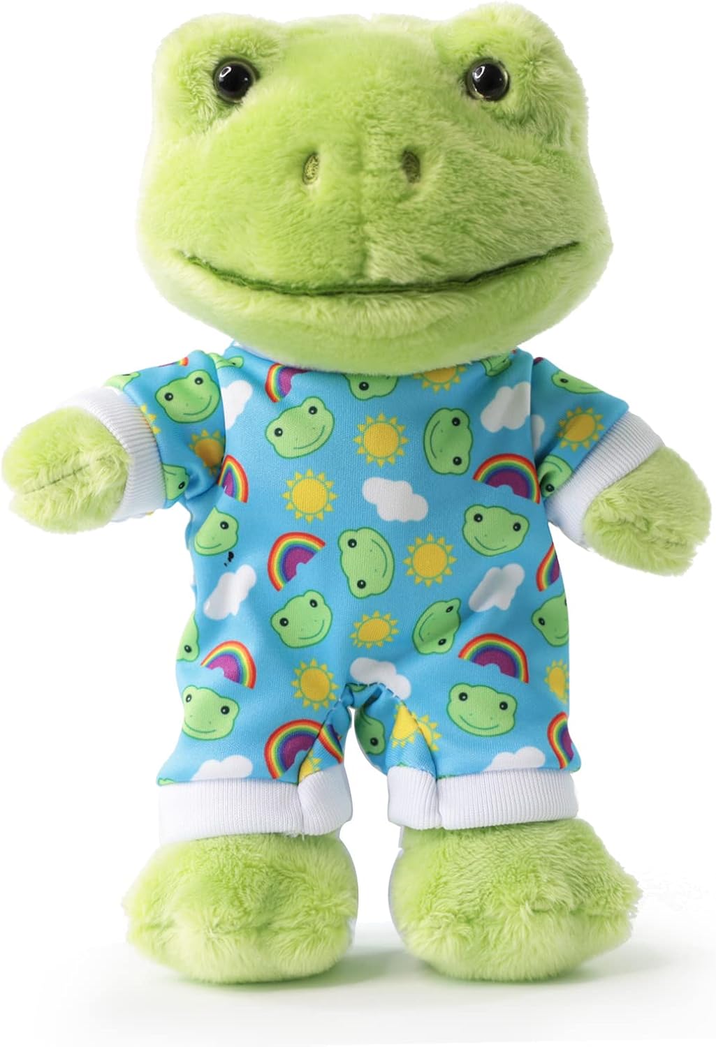Furvana - Peluche de rana verde de 9 pulgadas, rana suave | Suave m...