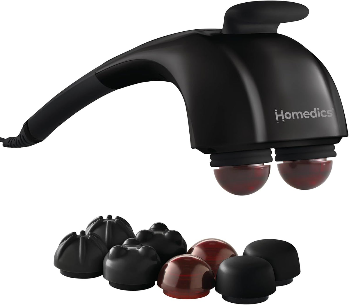 HoMedics Masajeador de doble nodo Twin Percussion Pro con calor | M...