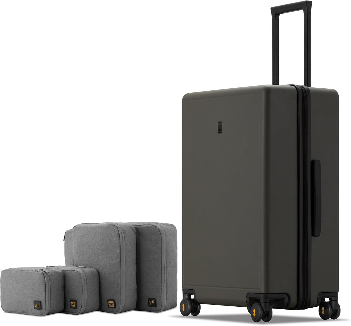 LEVEL8 Serie de equipaje mate Elegance, Olive Green, 24 - pulgadas,...