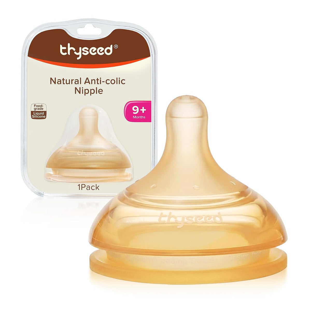 Thyseed Repuesto de Biberón Natural Anticólico (más de 10 meses)