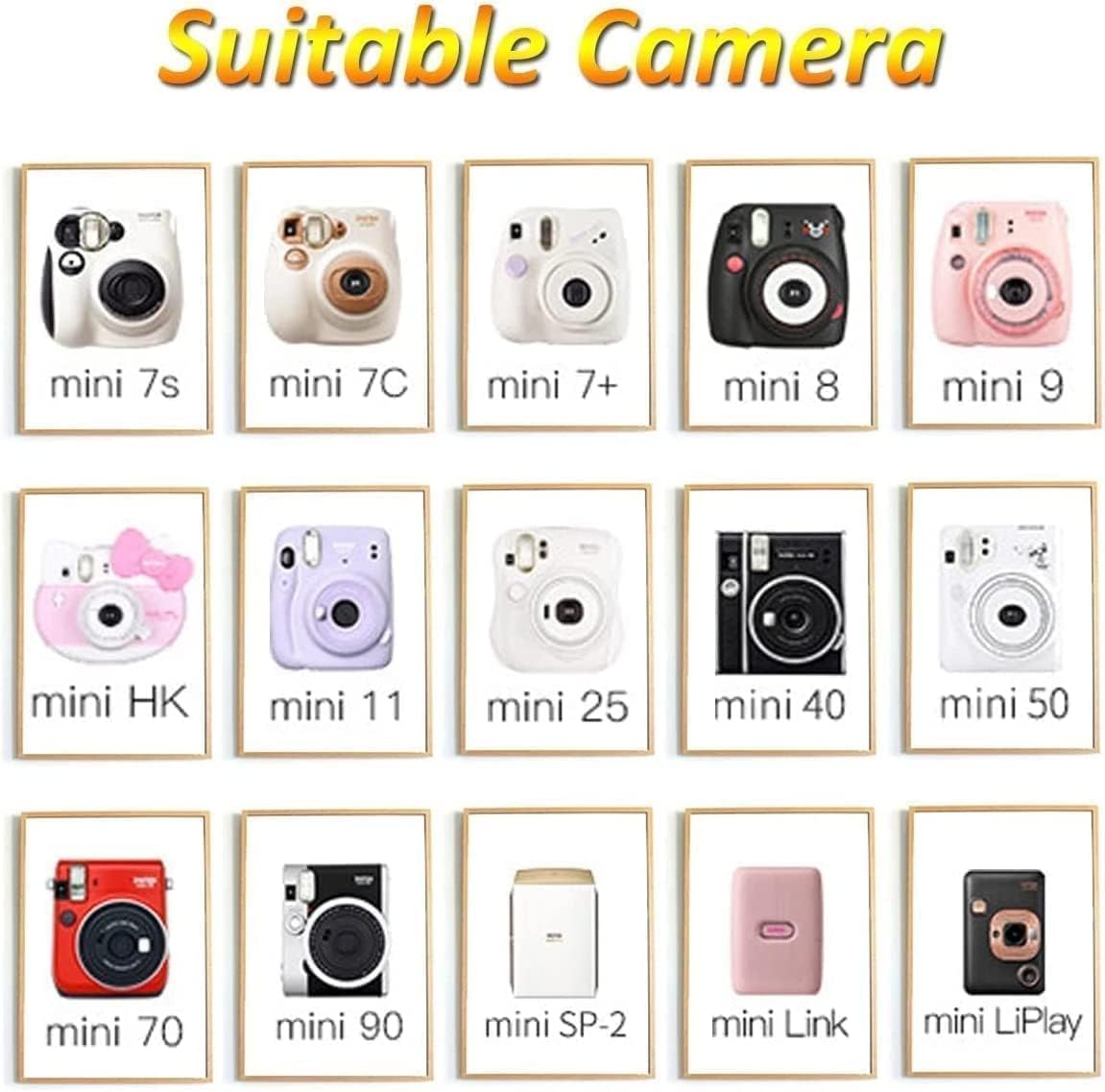 Película instantánea Fujifilm Instax Mini (3 paquetes de 2 unidades...