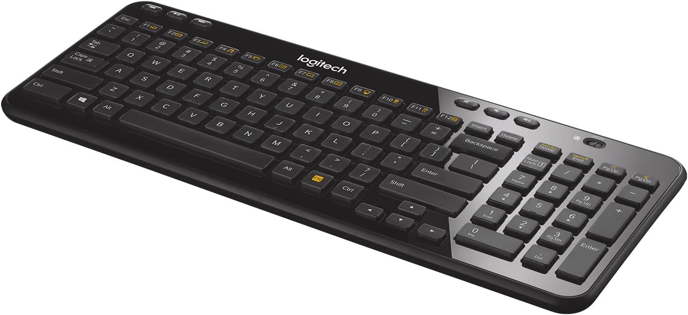 K360 teclado inalámbrico para Windows, negro, Negro Paquete de 10