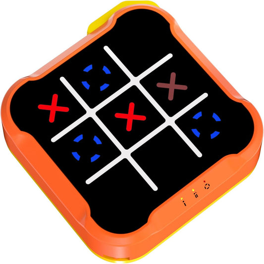 Tic Tac Toe Bolt - Juego de rompecabezas eléctrico de mano, regalo...