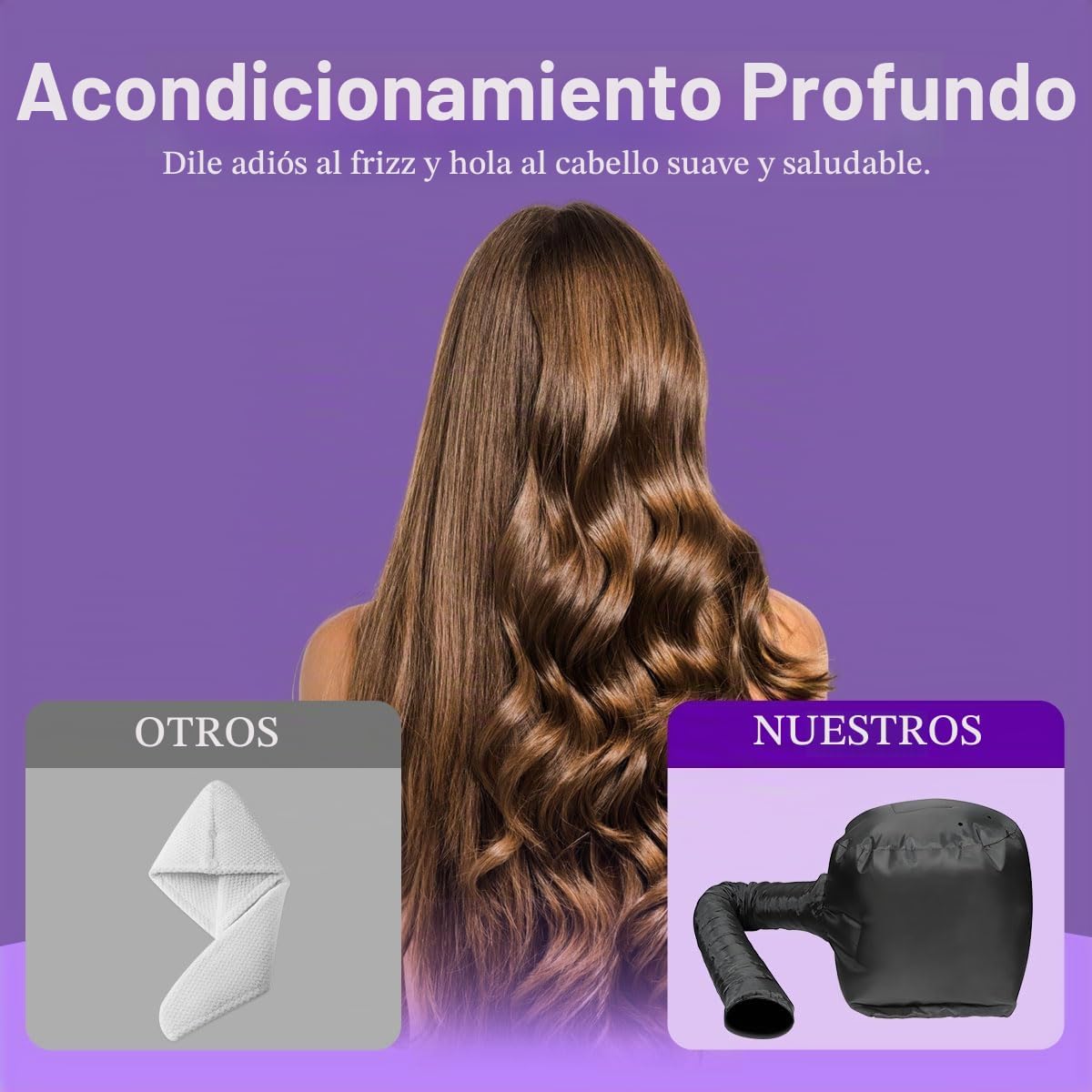 Capó de secador de pelo con capucha - Secador de pelo con capucha d...