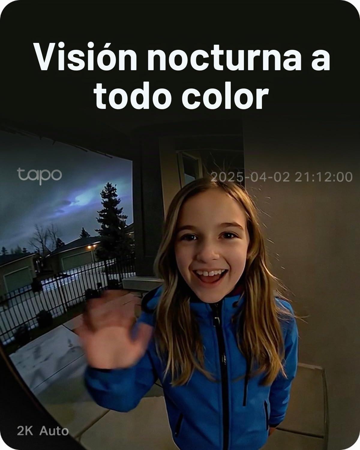 Tapo de TP-Link - Cámara de timbre de video inteligente inalámbrica...