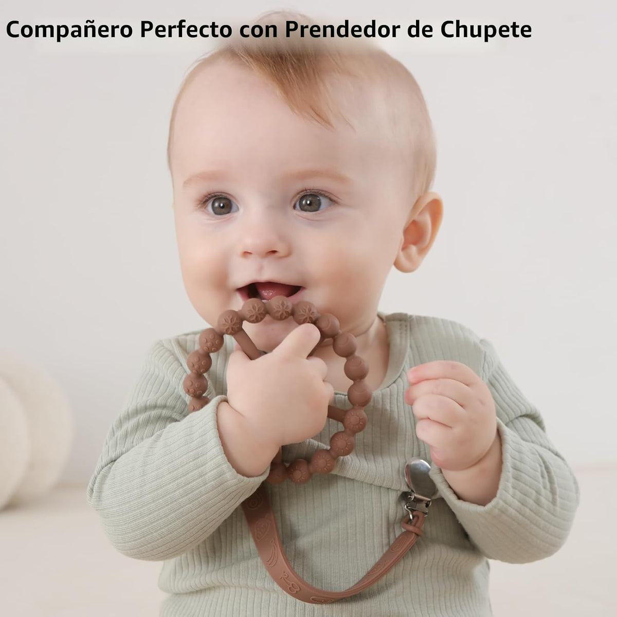 Paquete de 3 Mordedores de Anillo Juguetes para Bebés e Infantes, A...