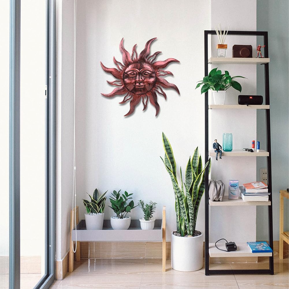 HOBYLUBY Decoración de pared para exteriores de 28 pulgadas, a prue...