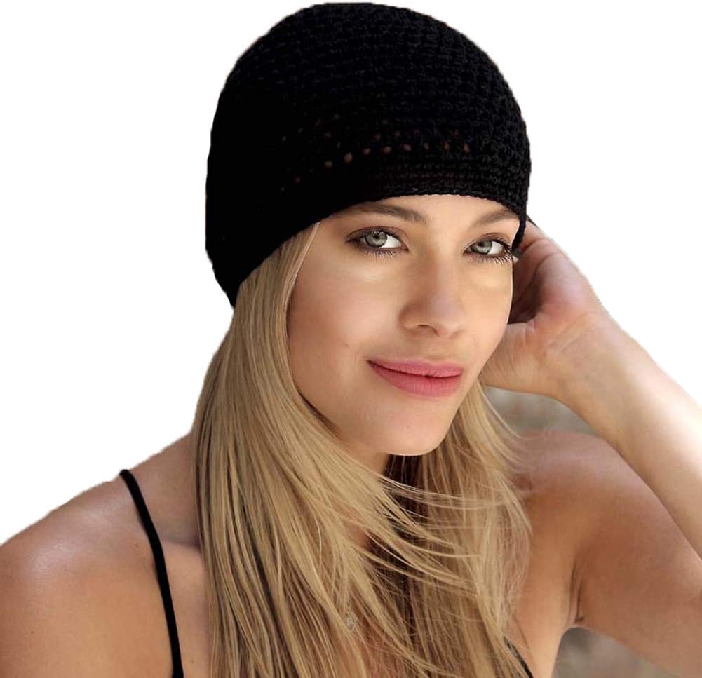 Gorros unisex de algodón de primera calidad para tejer calavera, go...